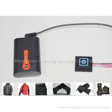 7.4volt Li-ion Battery Pack Heated Vests / Jacket With Led Display